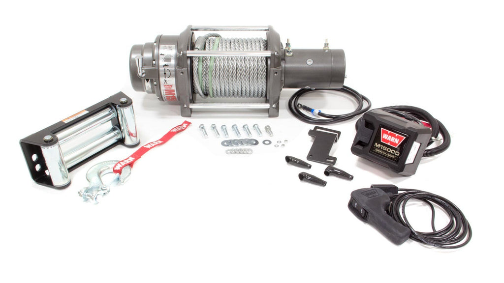 WarnM15000 Winch w/Roller Fairlead