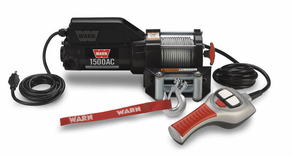 Warn120V AC Electric Winch 1500lb Wire Rope