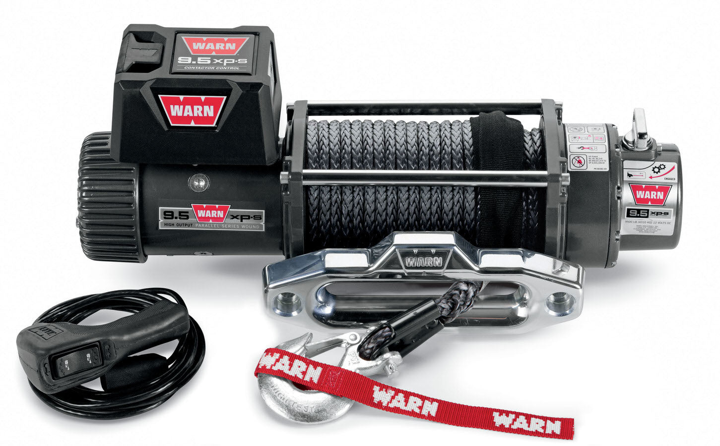 Warn 9.5XP-S Winch 9500# With Synthetic Rope