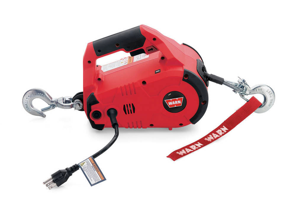 WarnPullzAll-120V AC Winch 1000lb Wire Rope