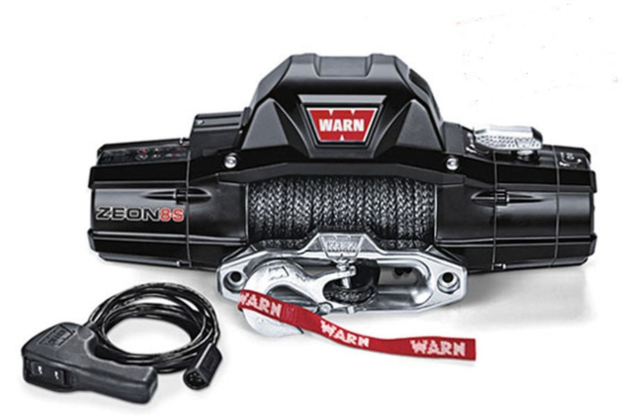 WarnZeon 8-S 8000lb Winch w/Synthenic Rope