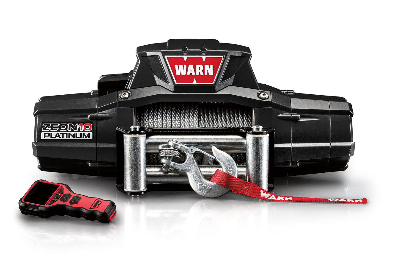 Warn ZEON 10 Platinum 10000lb Winch w/Wire Rope Roller