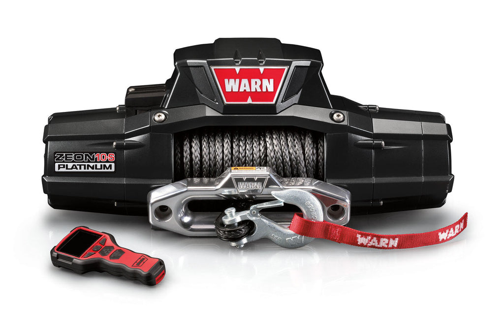 WarnZEON 10-S 10000lb Winch w/Synthetic Rope Hawse