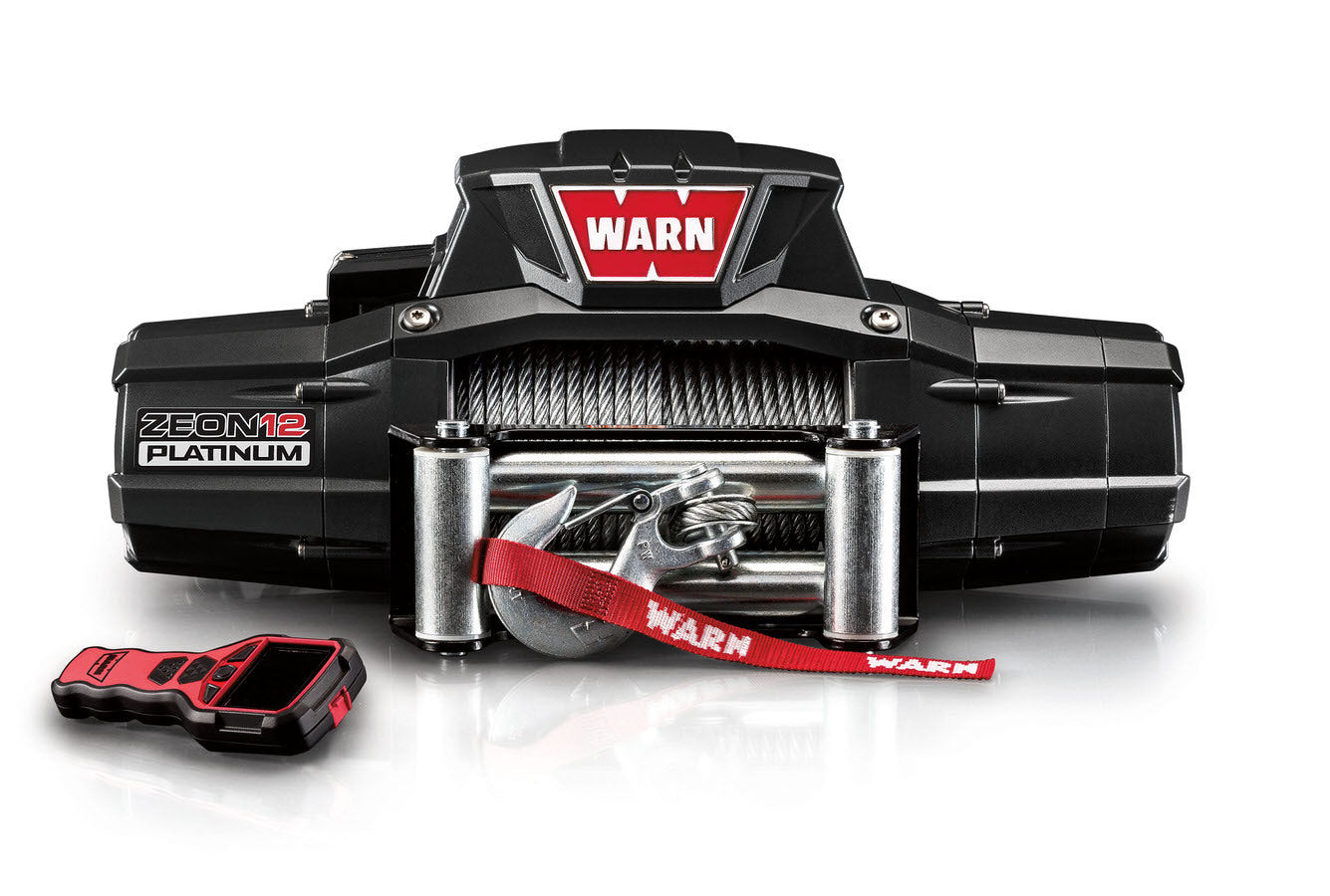 Warn ZEON 12 Platinum 12000lb Winch w/Wire Rope Roller