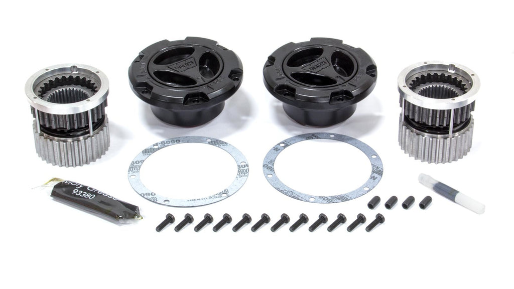 Warn Hubs 05- Ford Super Duty Black