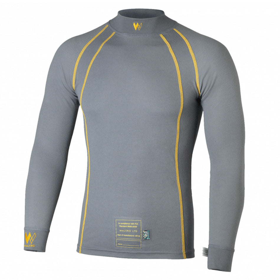 Walero Base Layer Top X-Small SFI3.3 & FIA Cool Grey