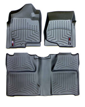 Cargar imagen en el visor de la galería, 07-14 Silverado Front &amp; Rear Floorliners Black