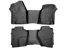 Load image into Gallery viewer, 14-16 Silverado Front &amp; Rear Floor LIners Black