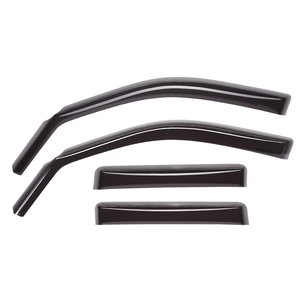 Dark Smoke Front&Rear Si de Window Deflectors