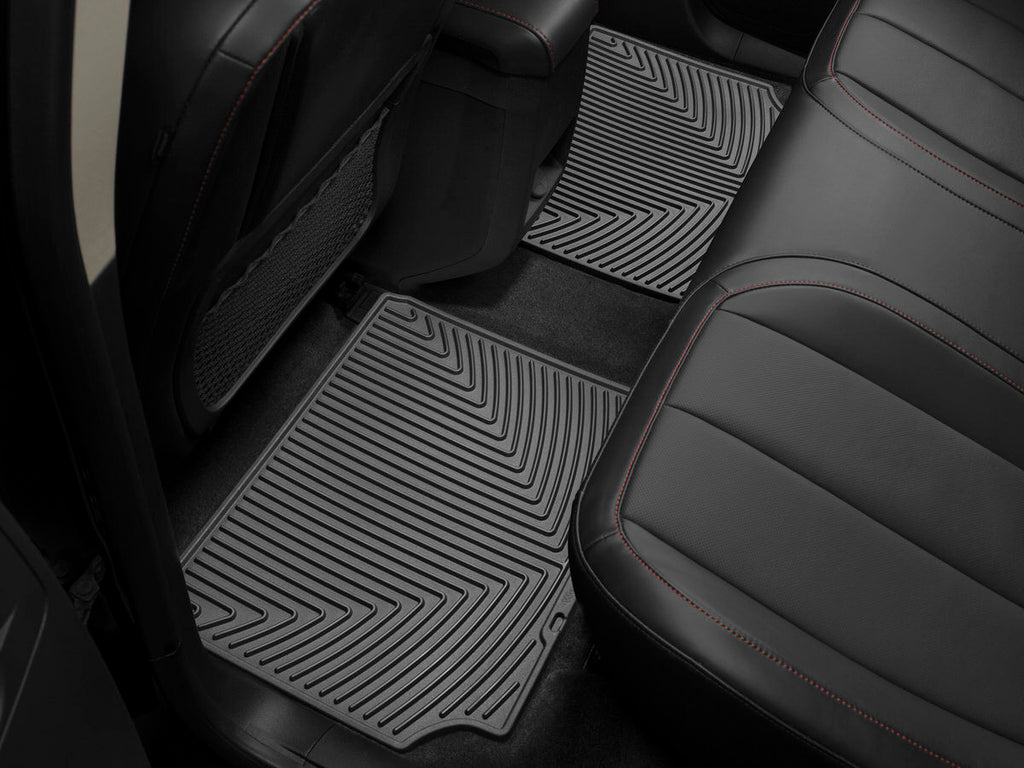 Black Rear Rubber Mats