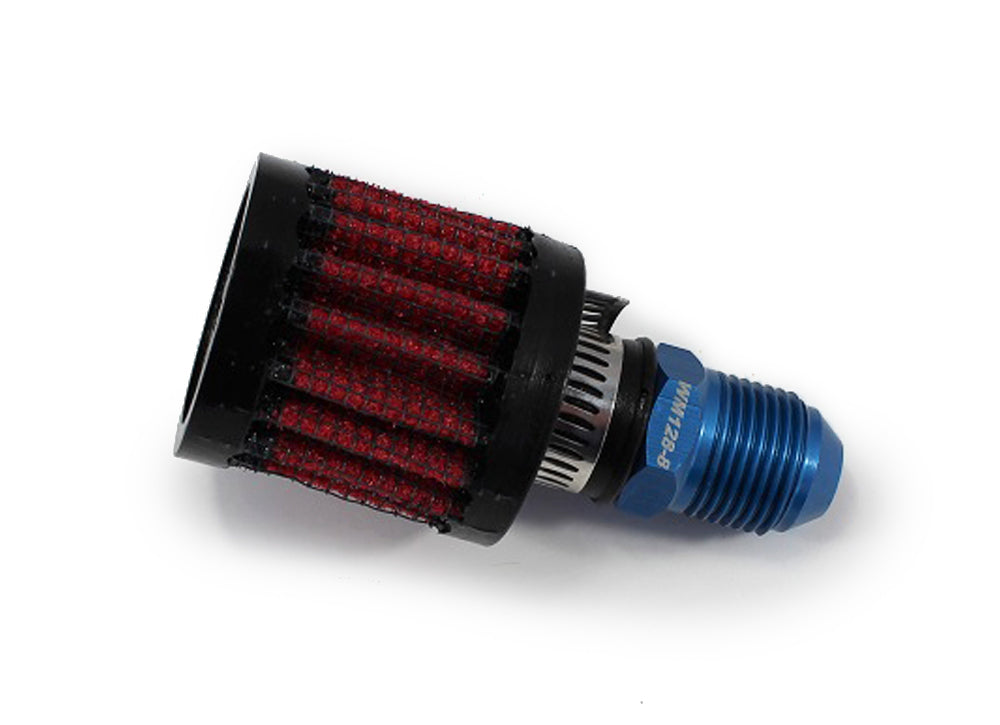 Wehrs Machine & Racing Products Breather Filter w/8an Fitting