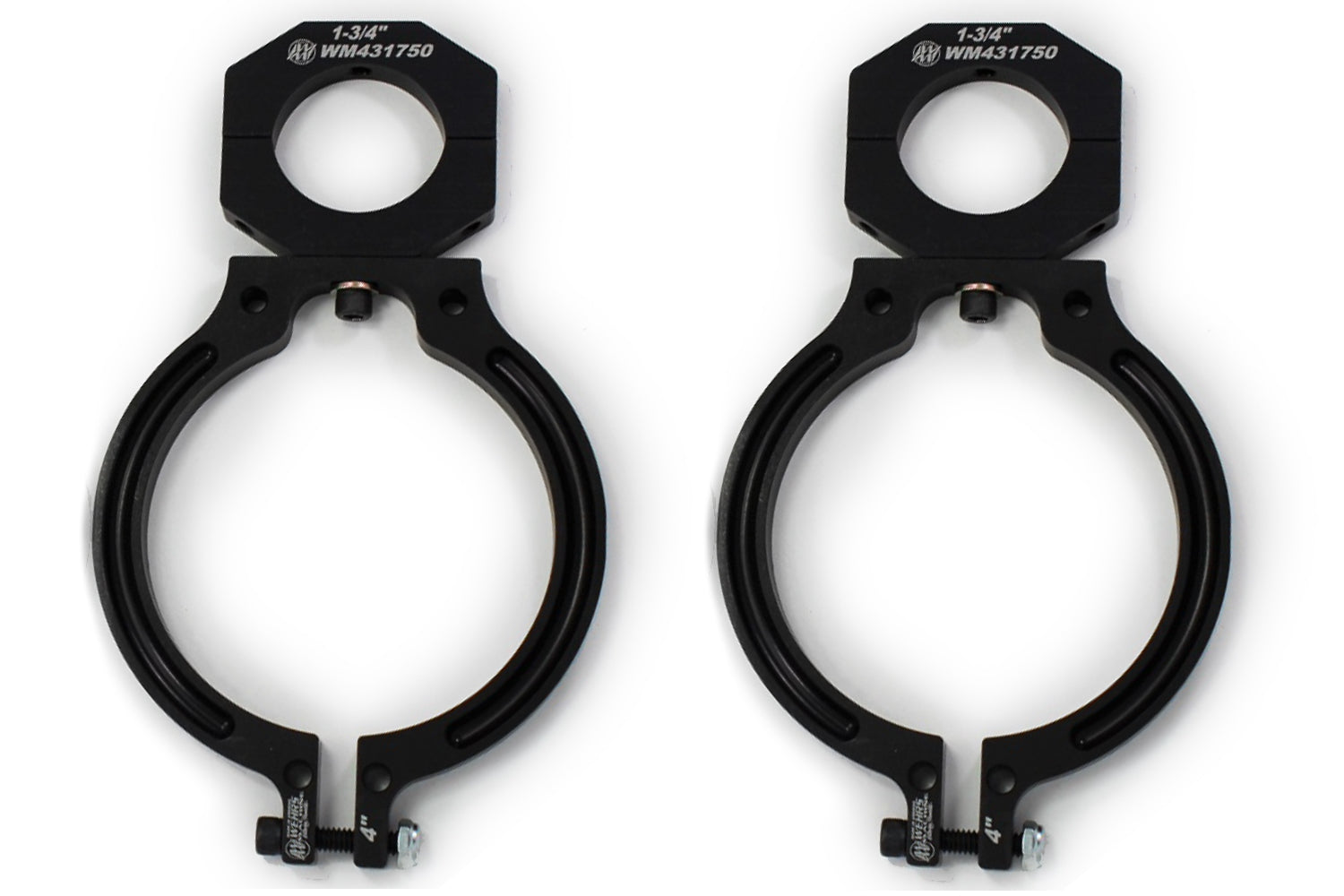 Wehrs Machine & Racing Products Mount Fire Bottle 4in ID 1-3/4in Tube Mnt Pair