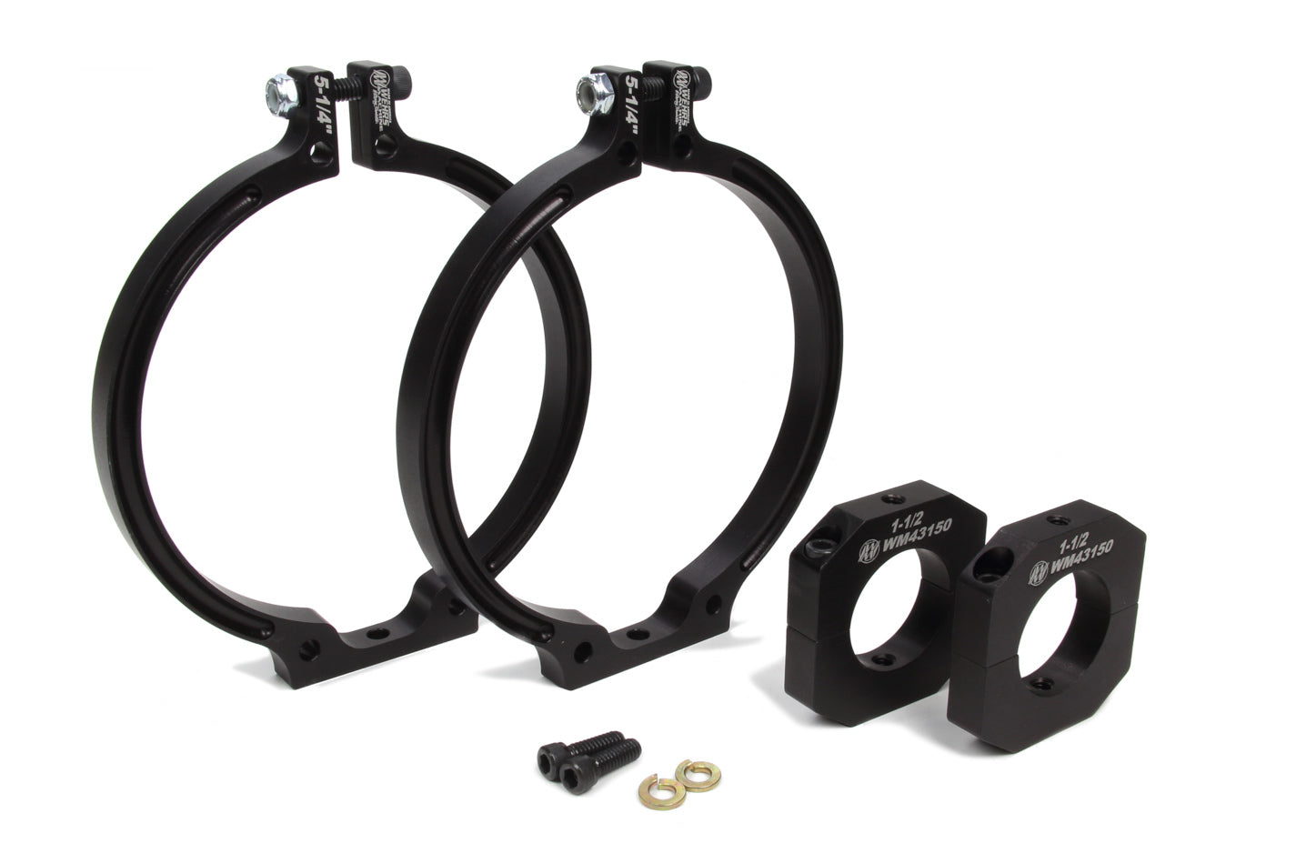 Wehrs Machine & Racing Products Mount Fire Bottle 5.25in ID 1-1/2in Tube Mnt Pair