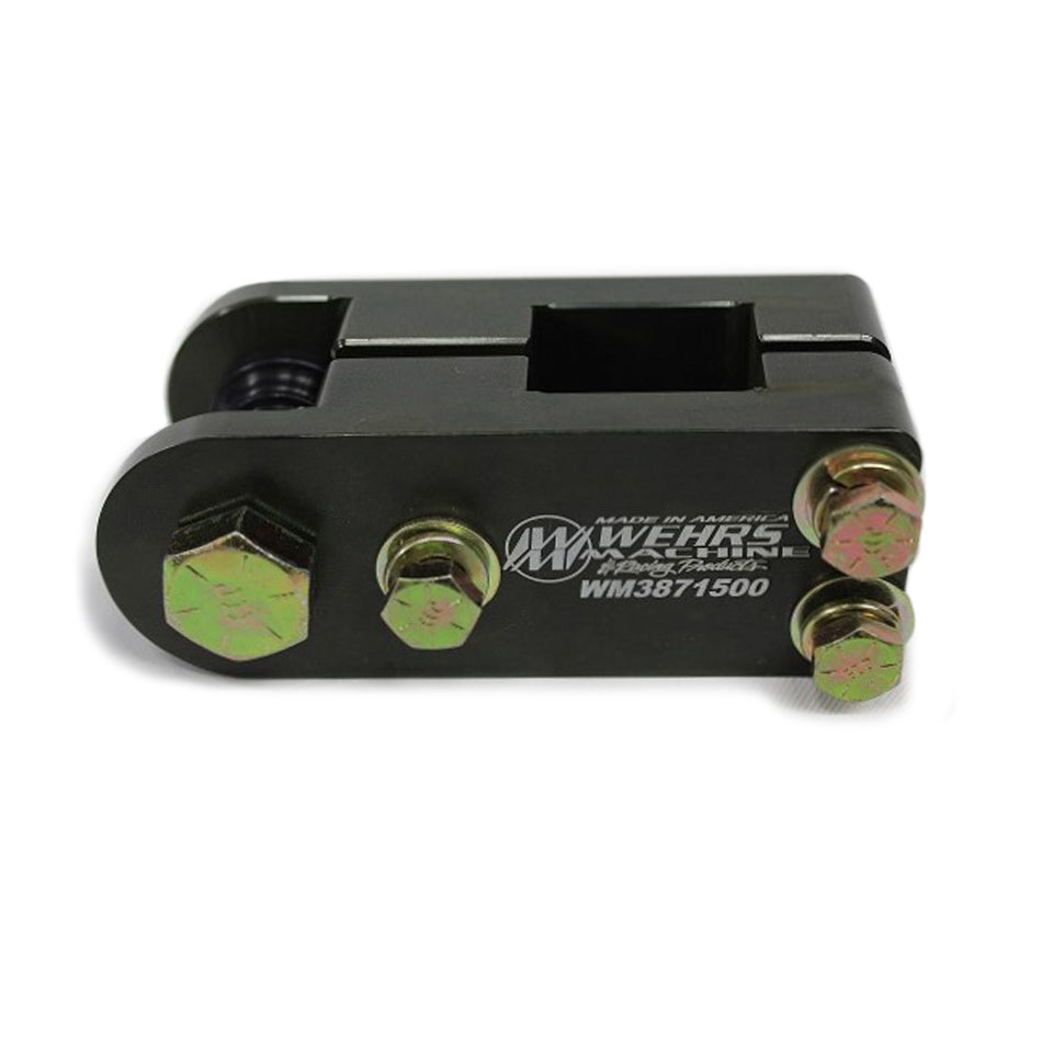 Wehrs Machine & Racing Products Clamp-On Chassis Mnt 1-1/2in Sq w/ 3/4in Mnt