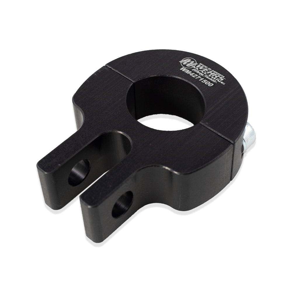 Wehrs Machine & Racing Products Clamp-On Bracket 1-1/2in Tube for 1/2in Heim