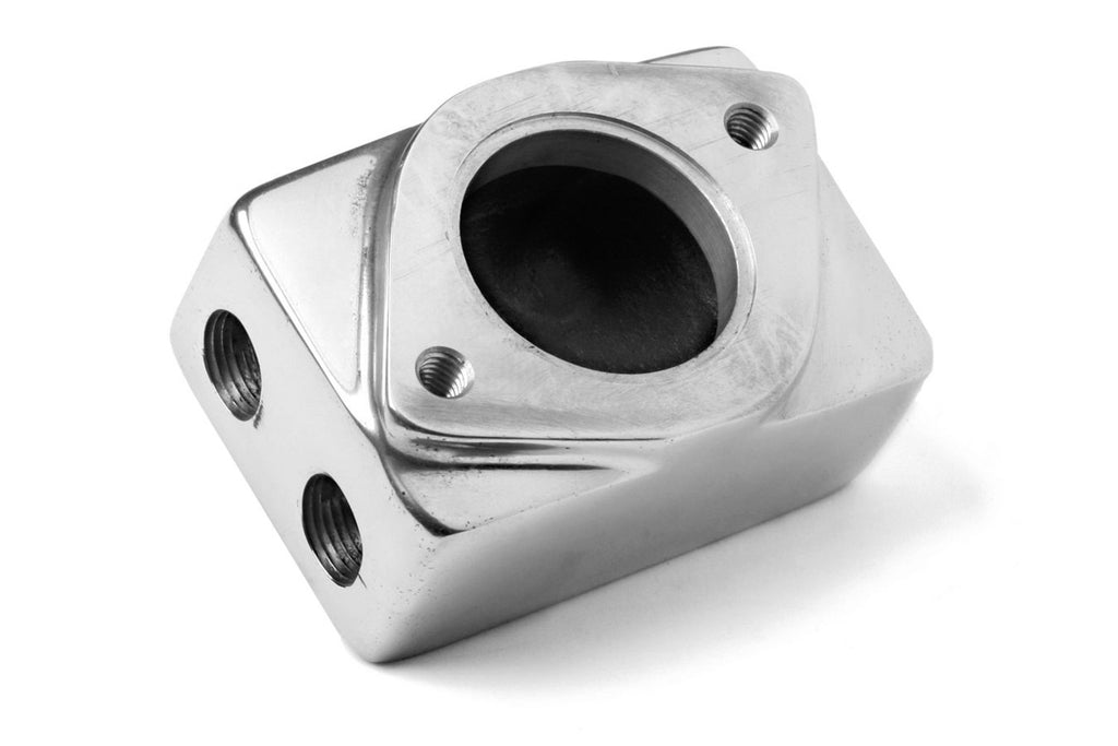 Weiand Remote Thermostat Housing - Polished