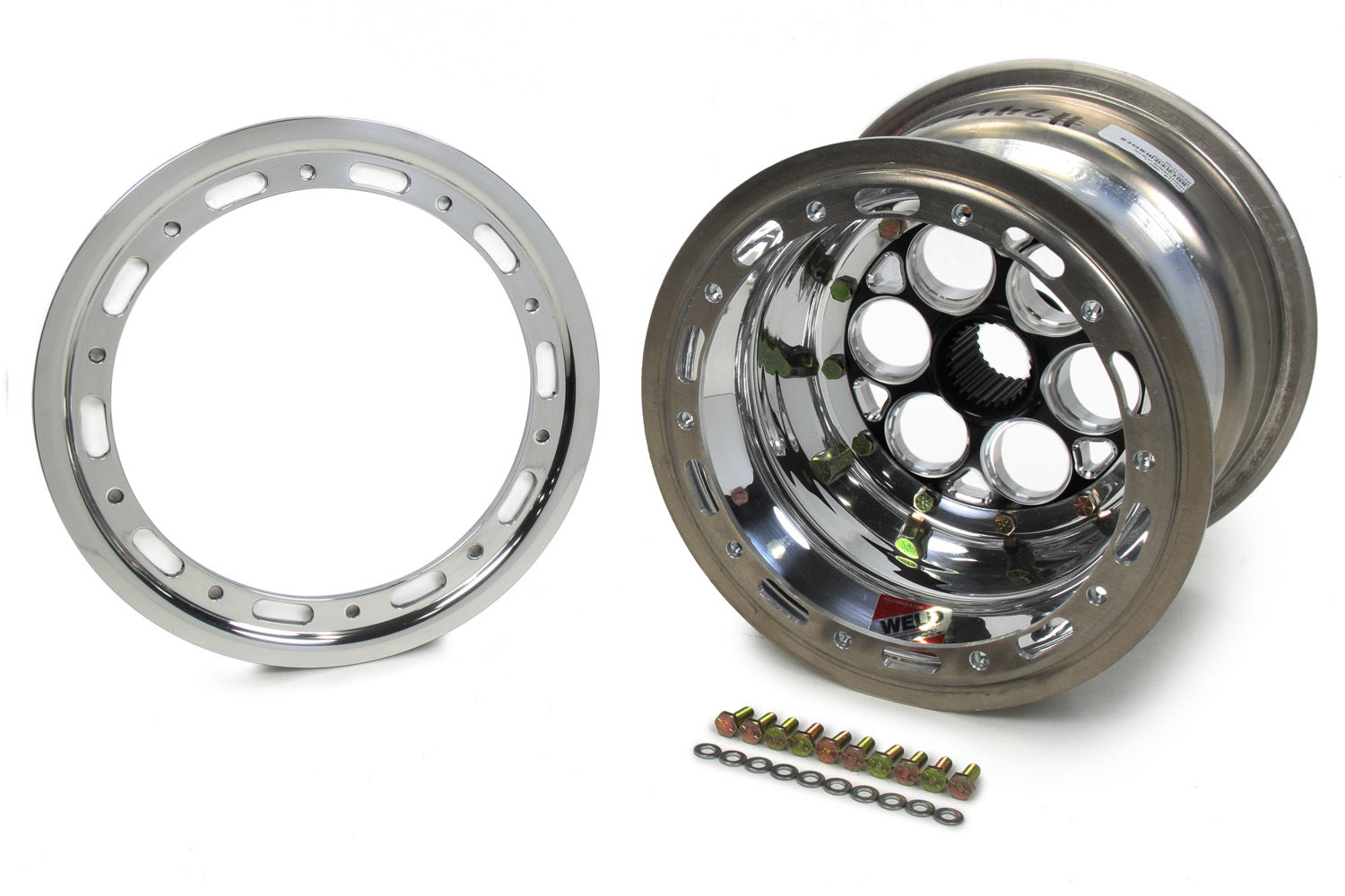 WELD Racing 10x8 27 Spline 3in BS w/ Beadlock Black