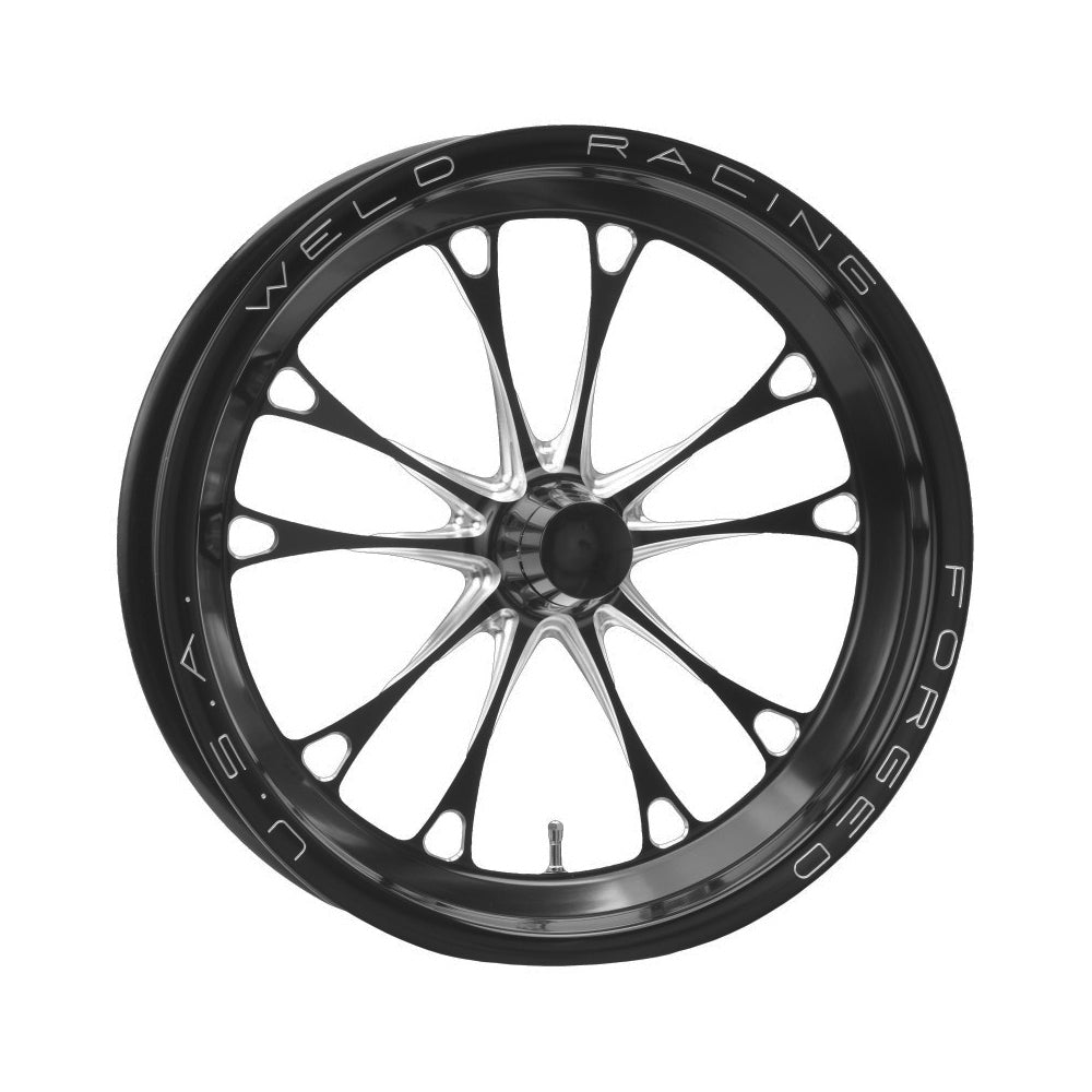 WELD Racing V-Series Frnt Drag Wheel Blk 15x3.5 Anglia Mnt