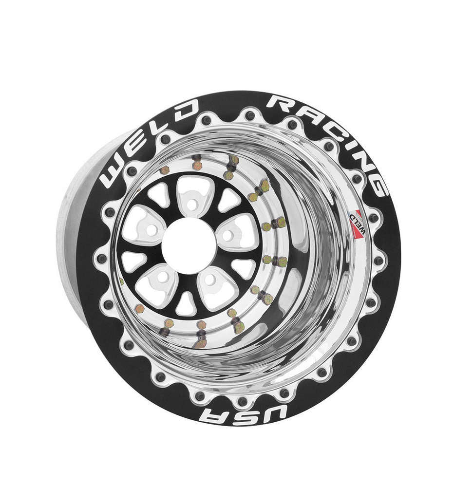 WELD Racing V-Series Drag Wheel Blk 15x14 5x4.75 BC 5.0 BS