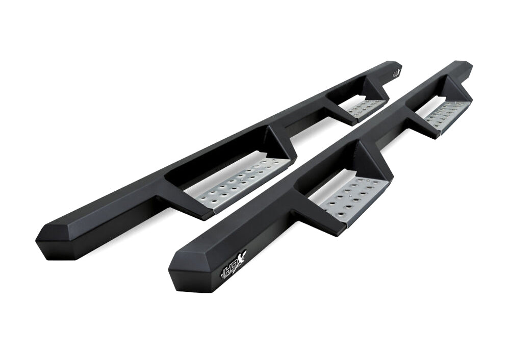 Westin HDX Stainless Drop Nerf Step Bars Black