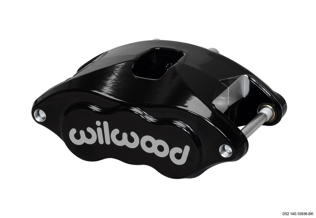 Caliper GM D52 Dual Piston 1.28in Rotor Blk