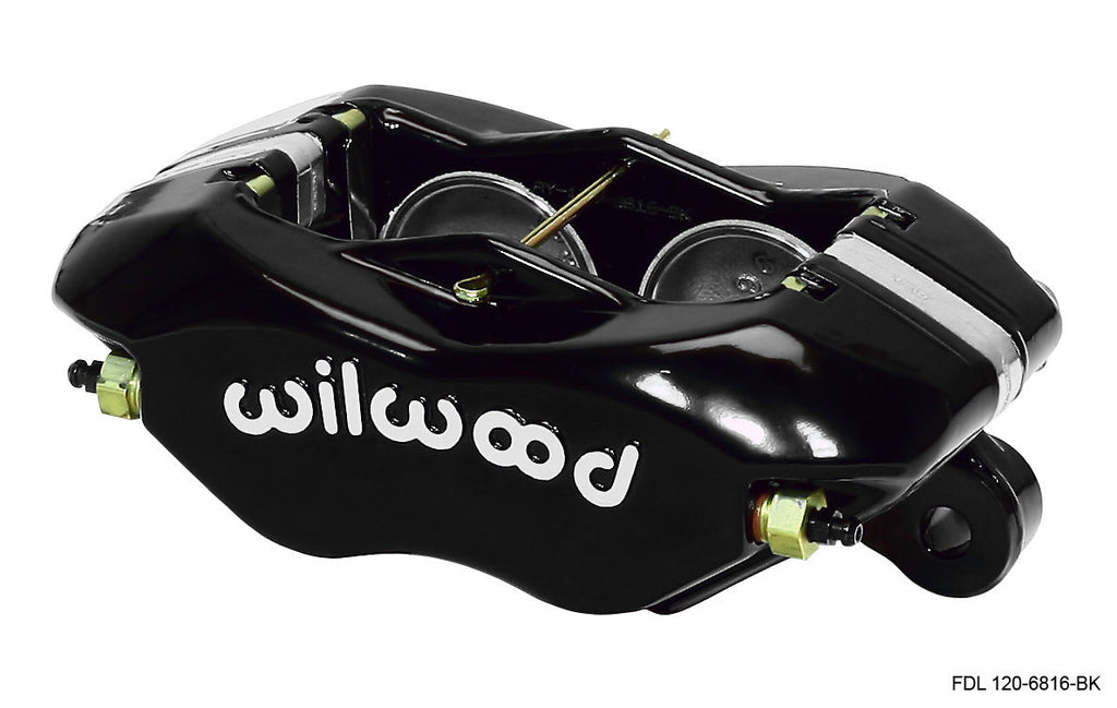 Wilwood Brakes Caliper Dynalite 0.810in Rotor 4 Piston Black