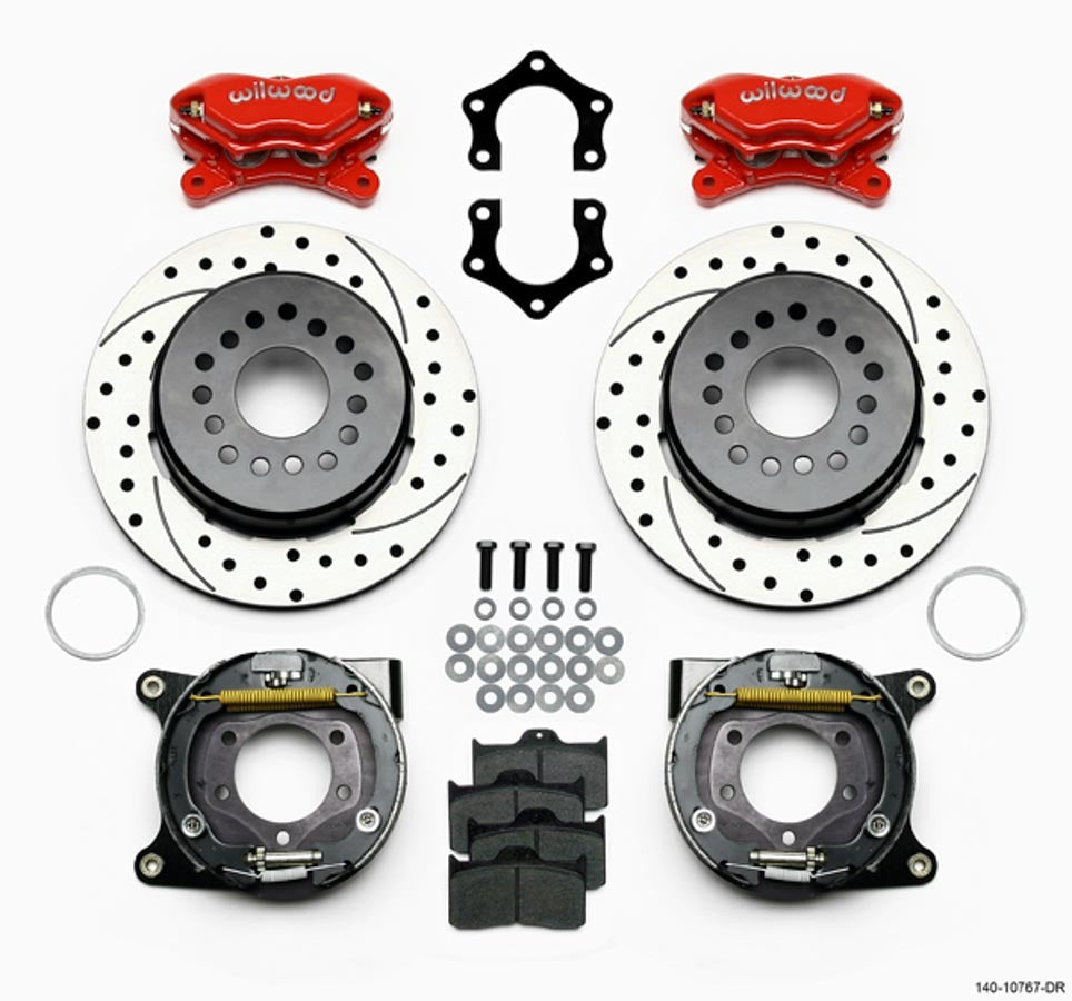 Wilwood Brakes Rear Brake Kit Dynalite Mopar / Dana w/Park Brk