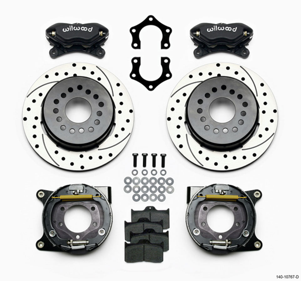 Wilwood Brakes Rear Brake Kit Dynalite Mopar/Dana w/PB