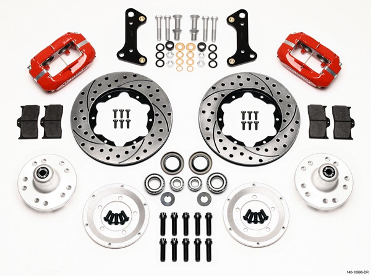 Wilwood Brakes HD Front Brake Kit 67-72 Camaro/Nova Drilled