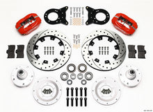 Cargar imagen en el visor de la galería, Front Disc Brake Kit Red HD 65-69 Mustang