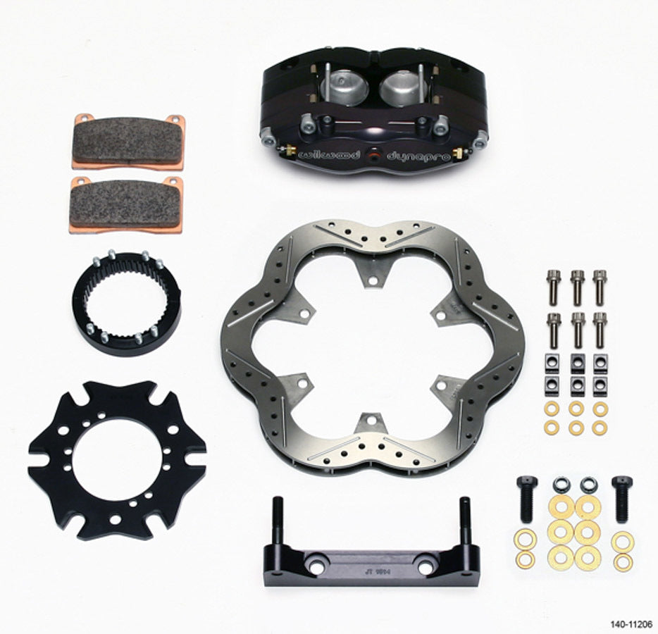 Wilwood Brakes Rear Inboard Sprint Kit w/10.5in Scalloped Rotor