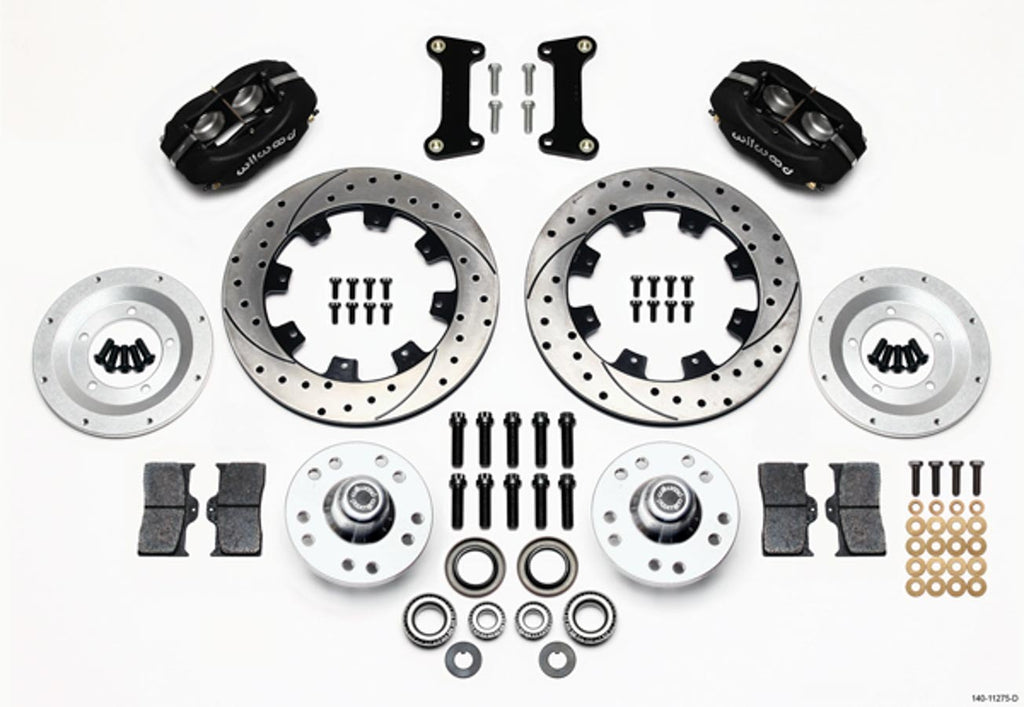 Wilwood Brakes Brake Kit Front Dynalite Camaro 82-92 12.19in Rt