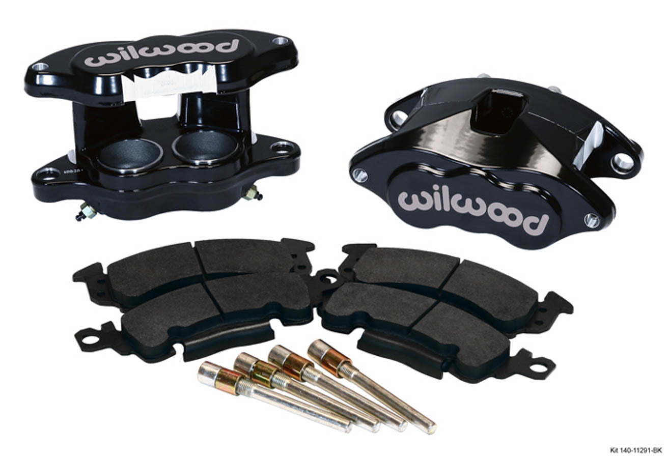 Wilwood Brakes Front Caliper Kit D52/ Big GM Blk Powder