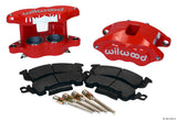 Wilwood Brakes Front Caliper Kit D52/ Big GM Red Powdercoat