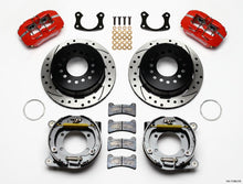 Load image into Gallery viewer, Wilwood Brakes Rear Disc Brake Kit Big Ford Red Caliper Drilled