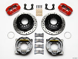 Wilwood Brakes Rear Disc Brake Kit Big Ford Red Caliper Drilled