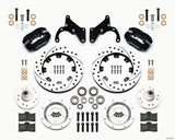 Wilwood Brakes Front Disc Brake Kit Blk 65-68 Impala Drum 12.19