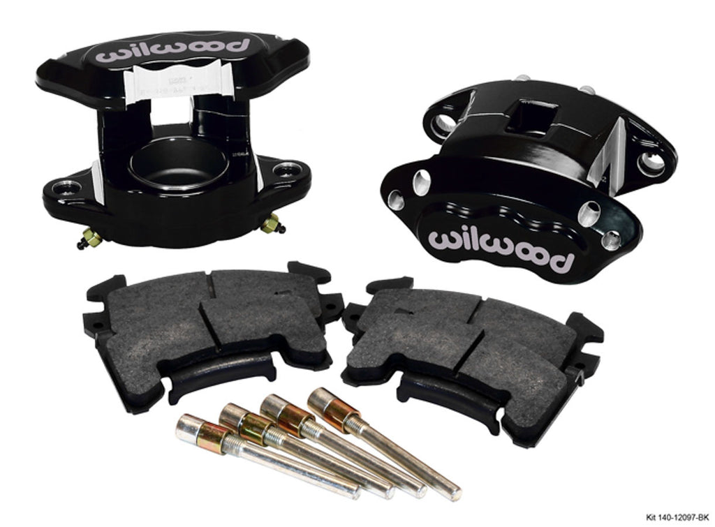 Wilwood Brakes Front Caliper Kit D154/ Metric GM Blk Powdercoat