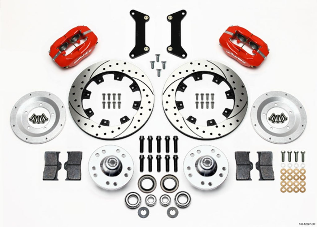 Wilwood Brakes Front Brake Kit 80-87 GM G-Body 4 Piston Caliper