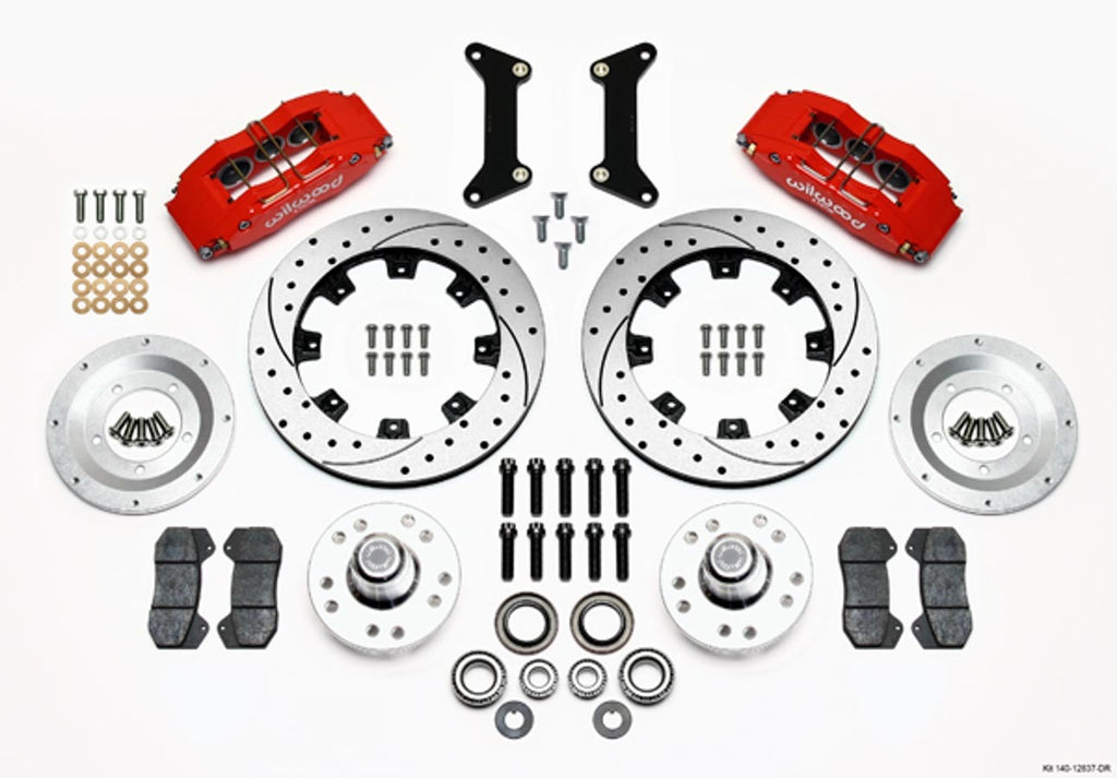 Wilwood Brakes Front Brake Kit 80-87 GM G-Body 6 Piston Caliper