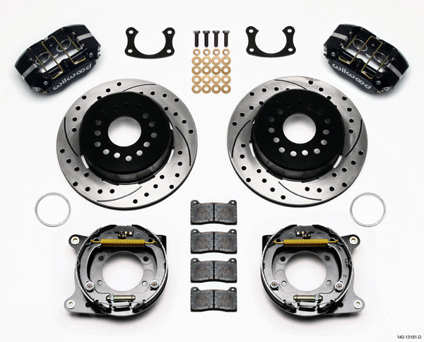 Wilwood Brakes P/S Rear Brake Kit New Big Ford Drilled 2.5in