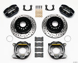 Wilwood Brakes Rear Brake Kit Big Ford New 2.50in Blk Drilled