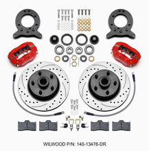 Cargar imagen en el visor de la galería, Front Disc Brake Kit Blk 65-59 Mustang Hub/Rotor