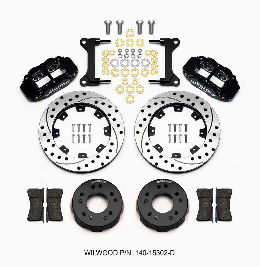 Wilwood Brakes Front Disc Brake Kit C10 Pro Spindle 12.19in