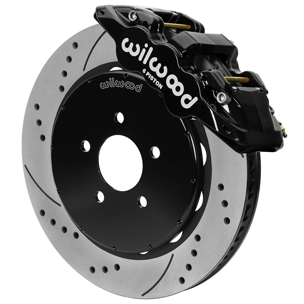 Wilwood Brakes Brake Kit Front 94-04 Mustang 5 Lug Aero 6