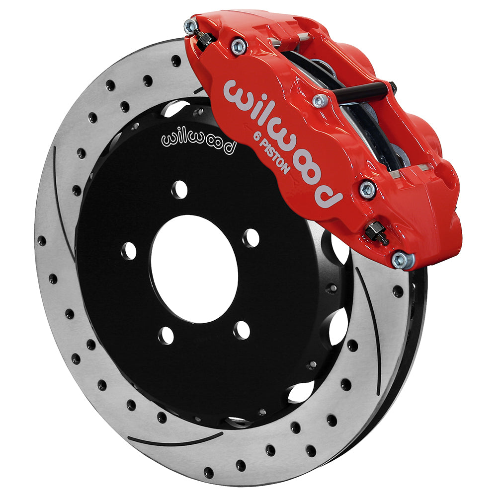 Wilwood Brakes Brake Kit Front Honda Civic 13+ Drilled Red