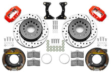 Cargar imagen en el visor de la galería, Brake Kit Rear Red FDL Drilled 12in GM G Body