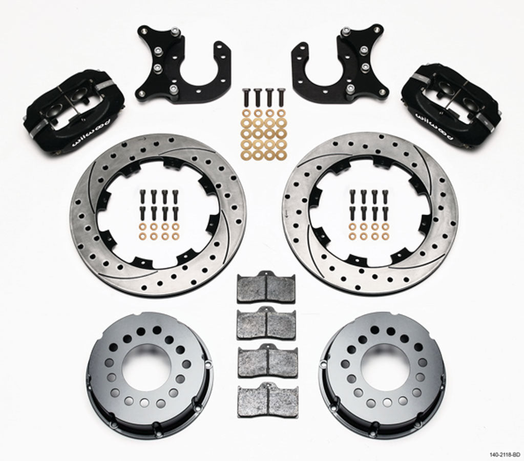 Wilwood Brakes P/S Rear Disc Kit New Big Ford Drilled