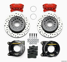 Cargar imagen en el visor de la galería, Brake Kit Rear GM 12 Bolt Drilled Red