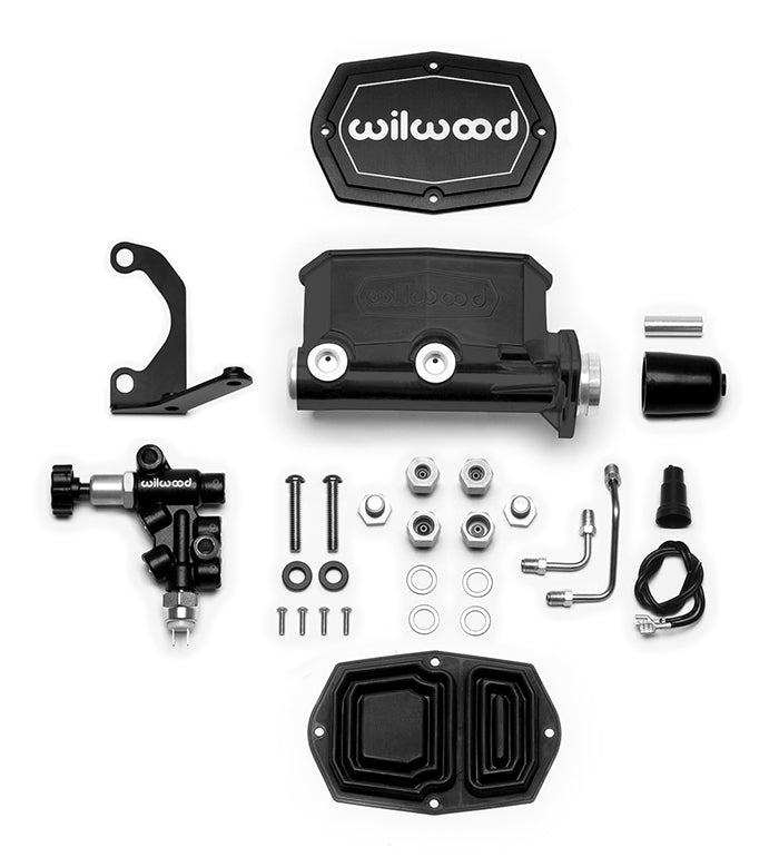 Wilwood Brakes Master Cylinder Tandem w / Brkt Prop Valve 1in